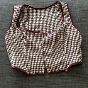 Plaid Vest- Leg Avenue